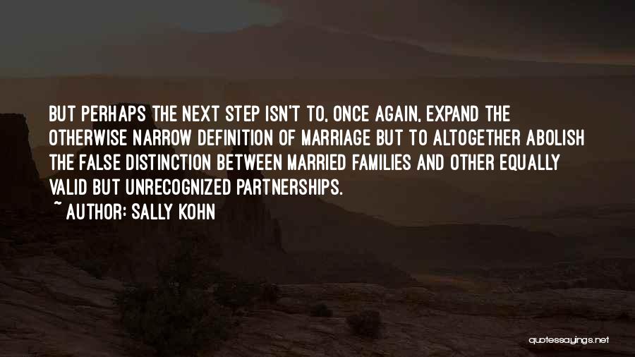 Definition Of Marriage Quotes By Sally Kohn