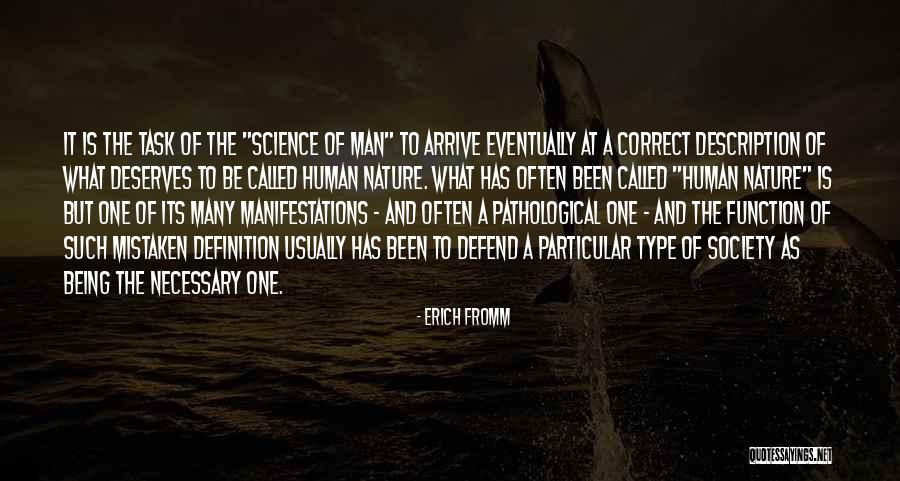 Definition Of Science Quotes By Erich Fromm