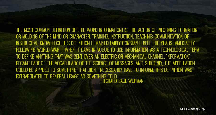 Definition Of Science Quotes By Richard Saul Wurman Definition Of Science Quotes By Richard Saul Wurman