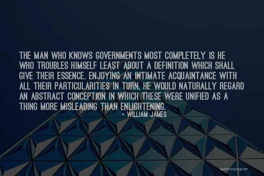 Definition Quotes By William James