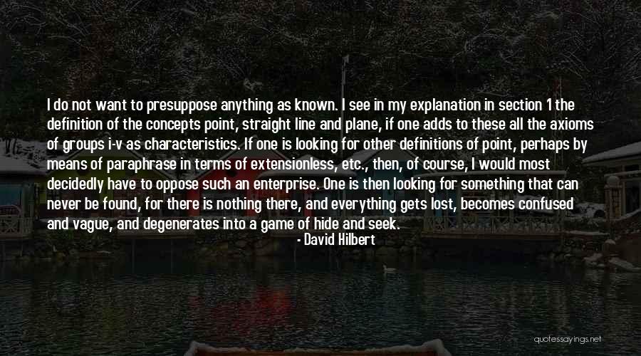 Definitions Quotes By David Hilbert Definitions Quotes By David Hilbert