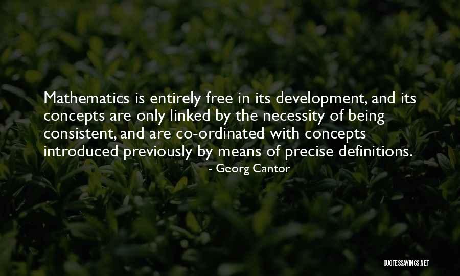 Definitions Quotes By Georg Cantor