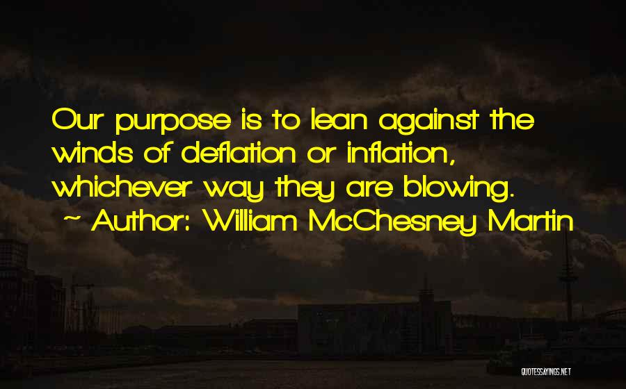 Deflation Quotes By William McChesney Martin