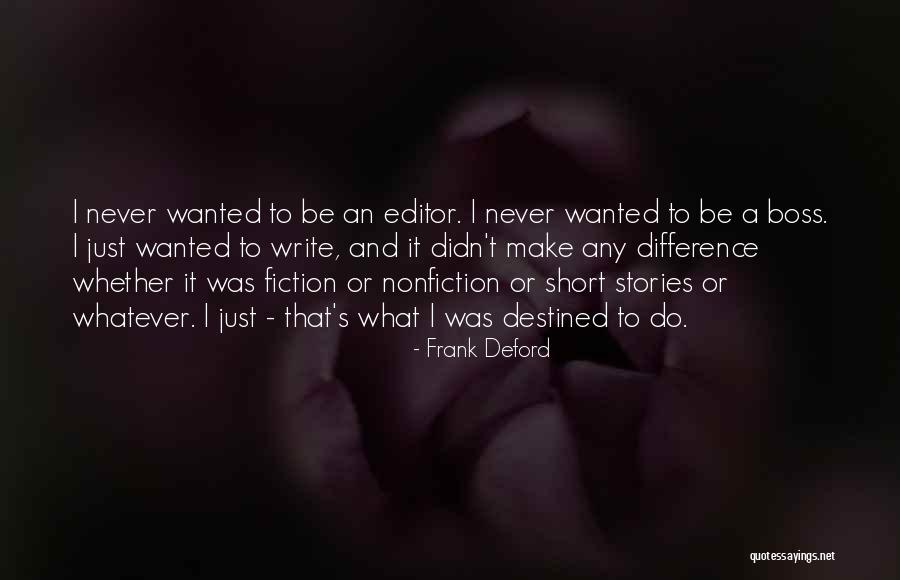 Deford Quotes By Frank Deford Deford Quotes By Frank Deford