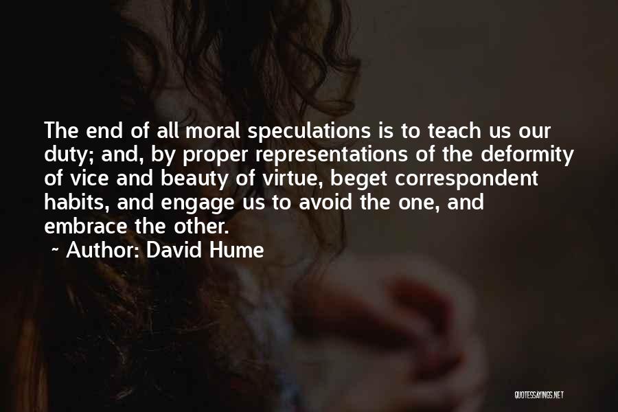 Deformity Quotes By David Hume