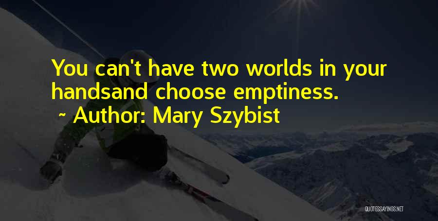 Deftly Synonym Quotes By Mary Szybist