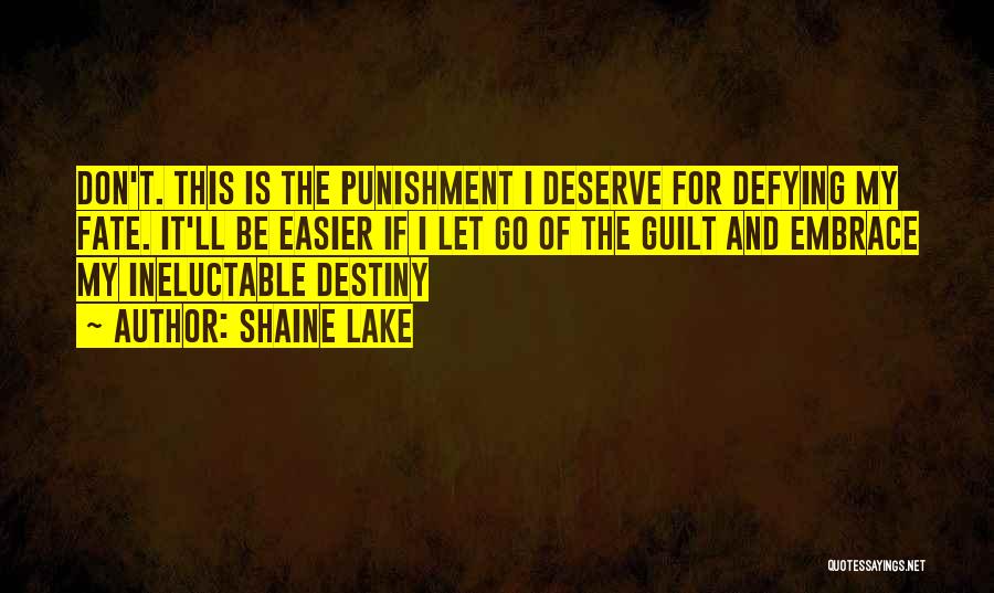 Defying Destiny Quotes By Shaine Lake