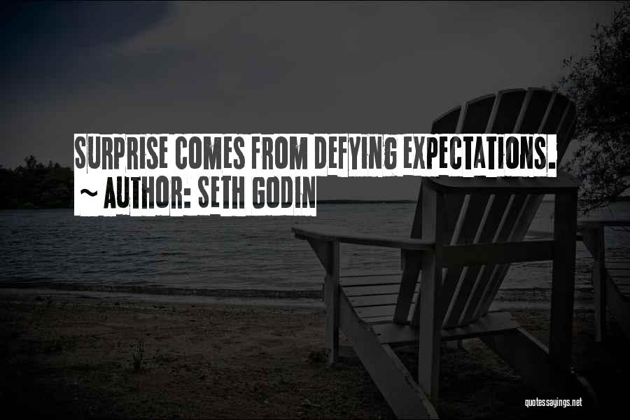 Defying Expectations Quotes By Seth Godin