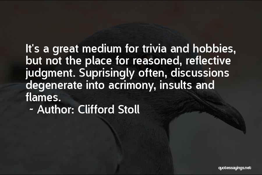 Degenerate Quotes By Clifford Stoll