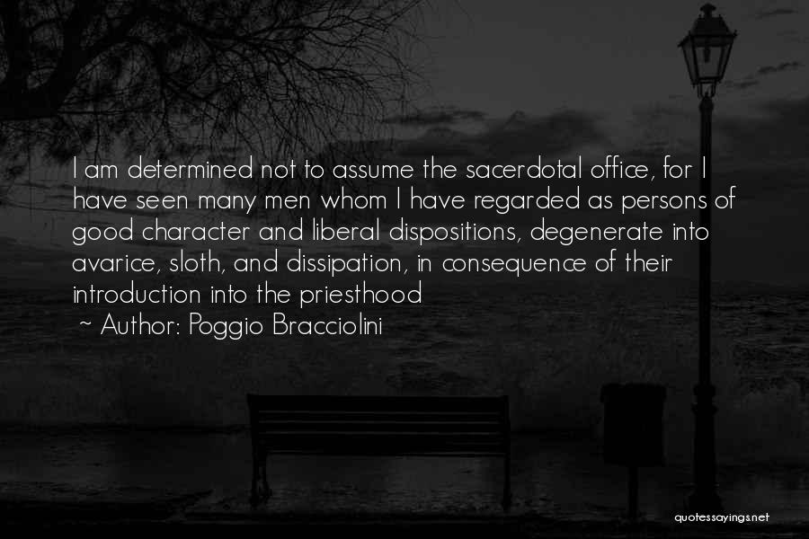 Degenerate Quotes By Poggio Bracciolini