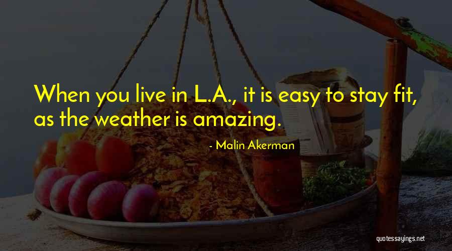 Degenhart Law Quotes By Malin Akerman