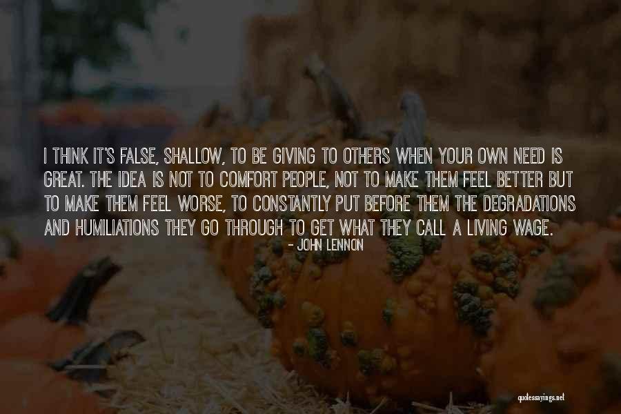 Degradations Quotes By John Lennon Degradations Quotes By John Lennon