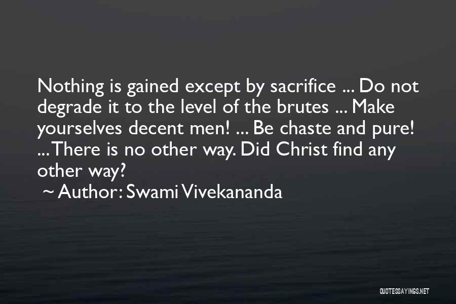 Degrade Quotes By Swami Vivekananda