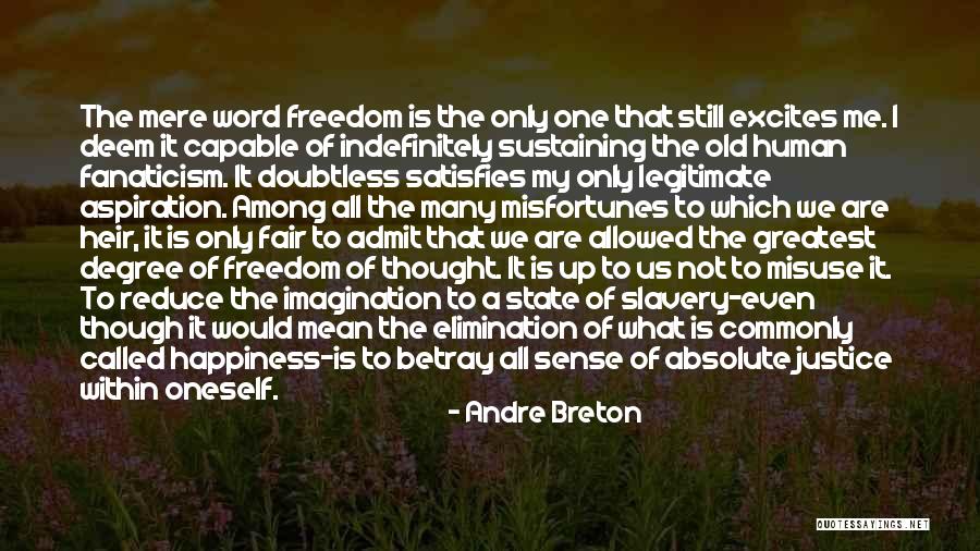 Degree Of Freedom Quotes By Andre Breton Degree Of Freedom Quotes By Andre Breton