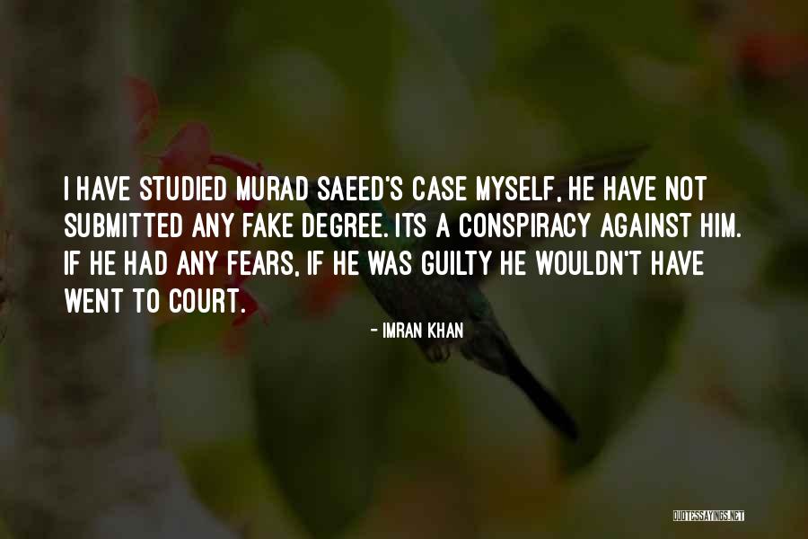 Degree Quotes By Imran Khan