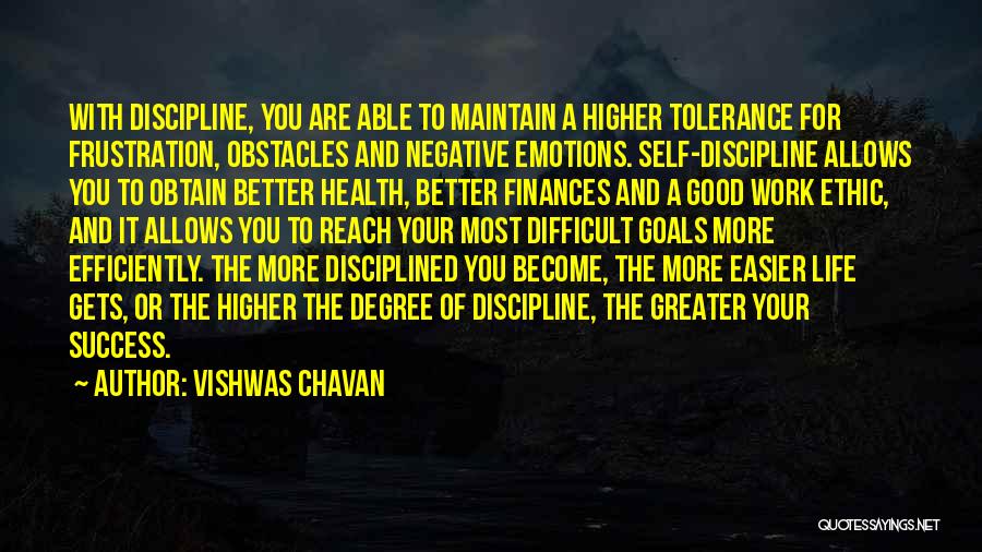 Degree Success Quotes By Vishwas Chavan