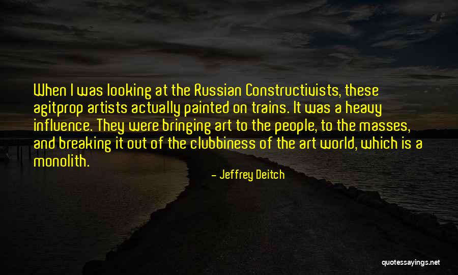 Deitch Quotes By Jeffrey Deitch Deitch Quotes By Jeffrey Deitch