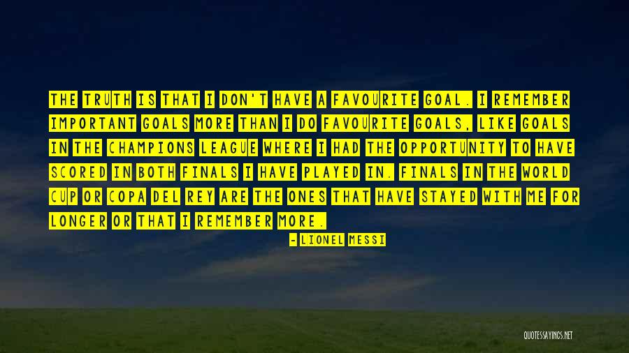 Del Quotes By Lionel Messi