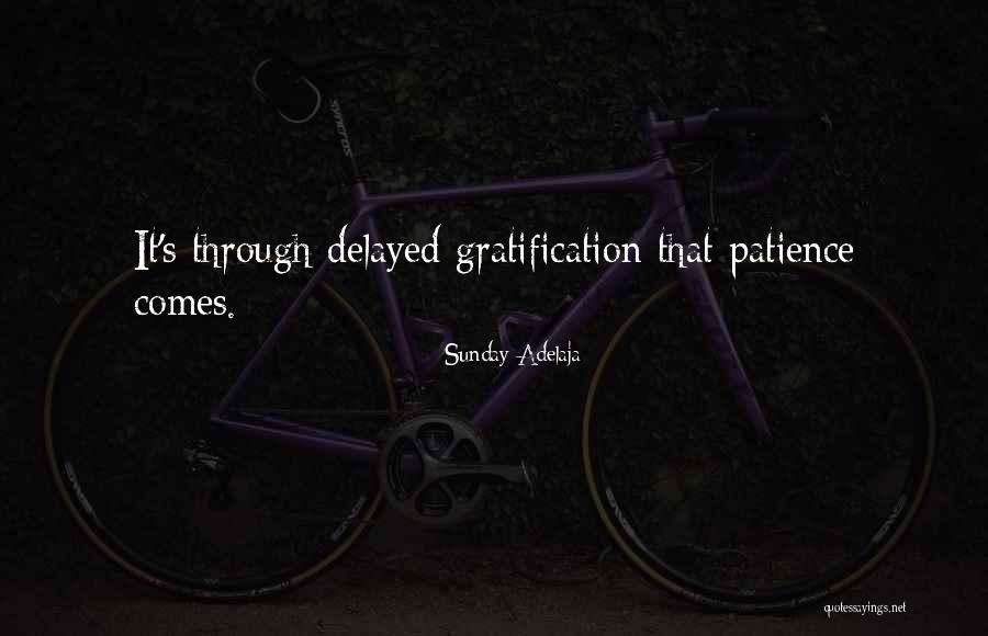 Delayed Gratification Quotes By Sunday Adelaja