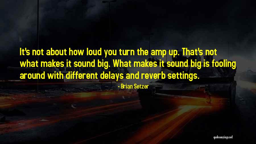 Delays Quotes By Brian Setzer