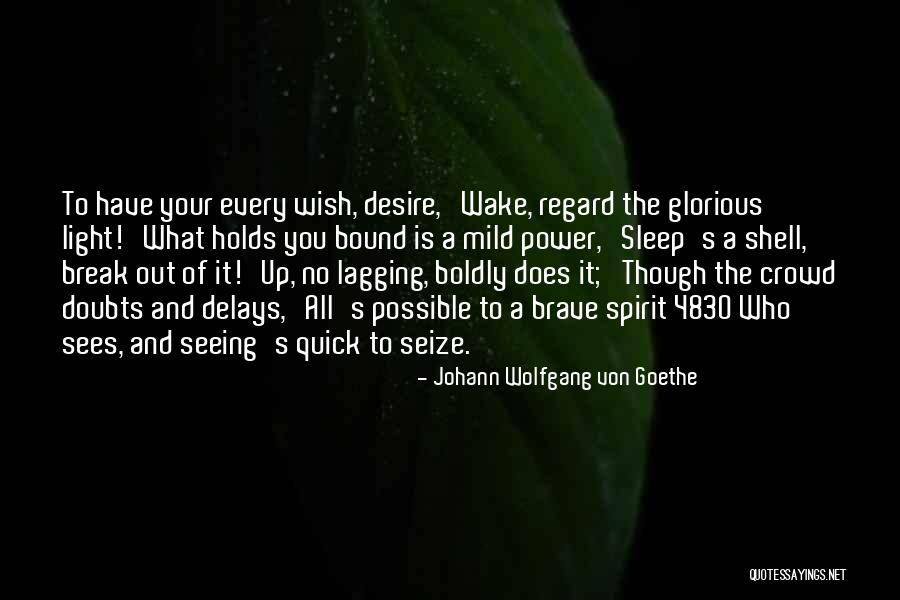 Delays Quotes By Johann Wolfgang Von Goethe