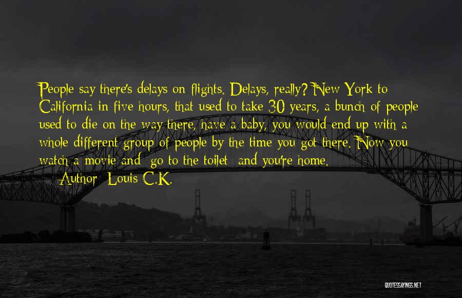 Delays Quotes By Louis C.K.