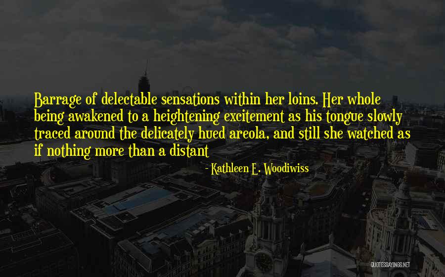 Delectable Quotes By Kathleen E. Woodiwiss