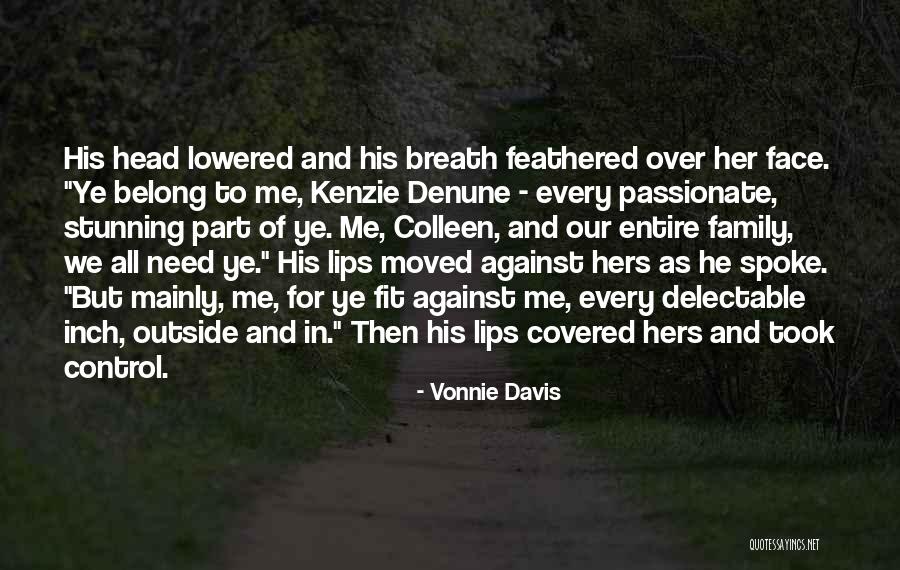 Delectable Quotes By Vonnie Davis
