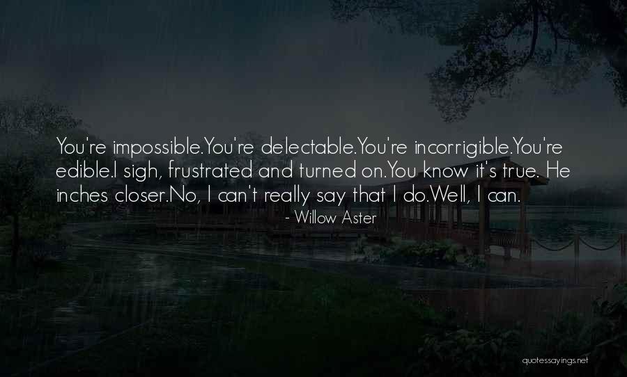 Delectable Quotes By Willow Aster