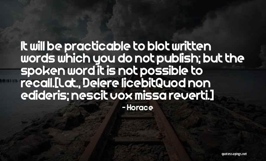 Delere Quotes By Horace Delere Quotes By Horace
