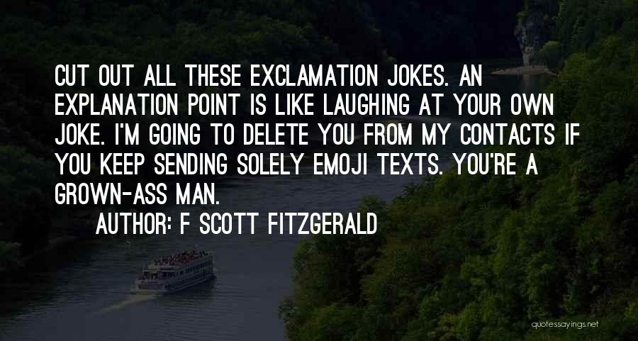 Delete Me Quotes By F Scott Fitzgerald