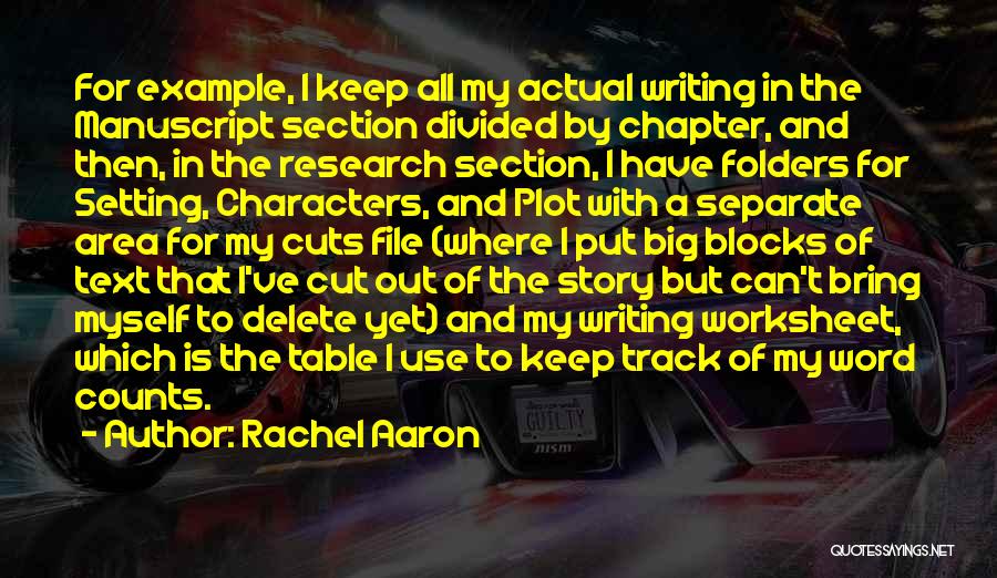 Delete Quotes By Rachel Aaron