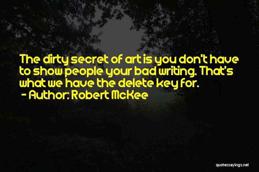 Delete Quotes By Robert McKee