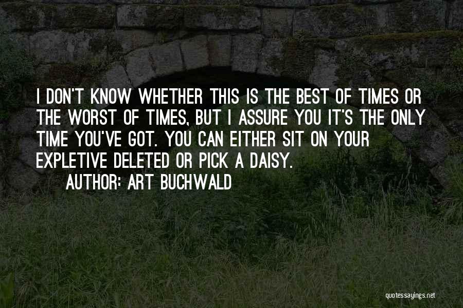 Deleted Quotes By Art Buchwald