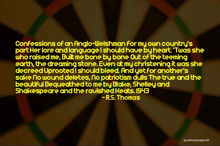 Deletes Self Quotes By R.S. Thomas Deletes Self Quotes By R.S. Thomas
