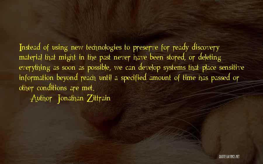 Deleting My Quotes By Jonathan Zittrain