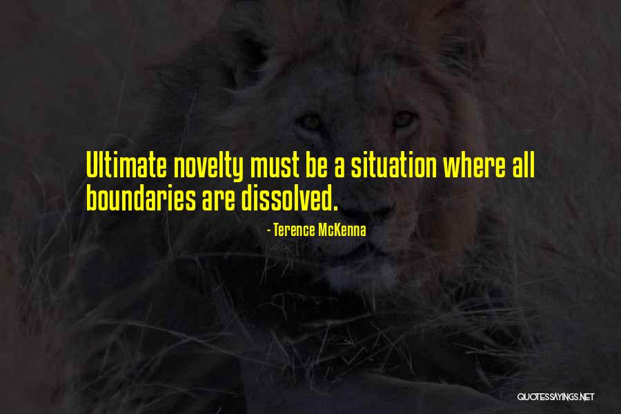 Delias Clothing Quotes By Terence McKenna