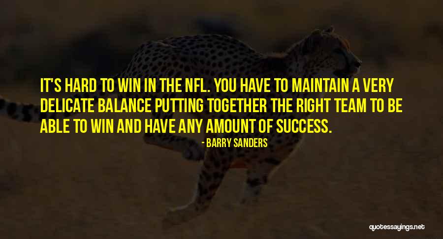 Delicate Balance Quotes By Barry Sanders Delicate Balance Quotes By Barry Sanders