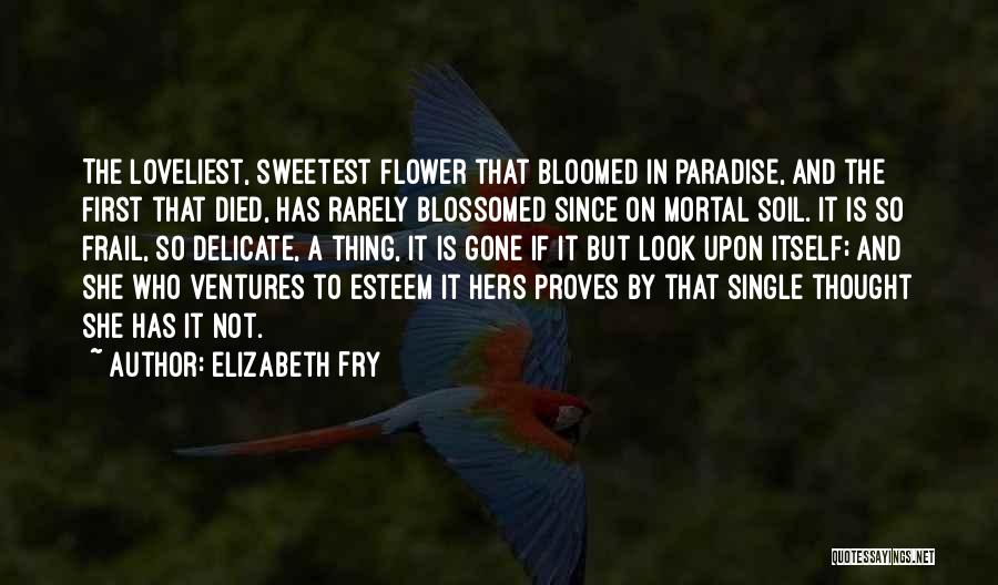 Delicate Flower Quotes By Elizabeth Fry