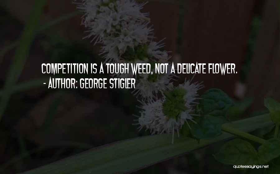 Delicate Flower Quotes By George Stigler