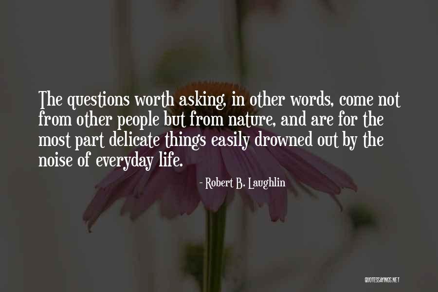 Delicate Things Quotes By Robert B. Laughlin