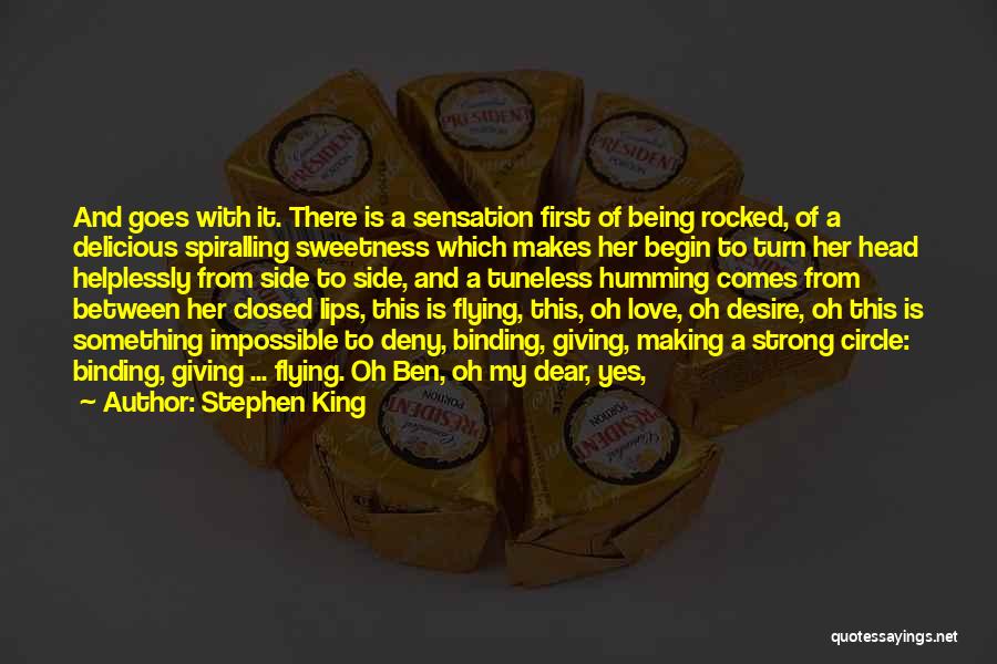 Delicious Love Quotes By Stephen King