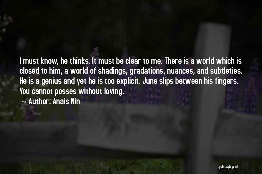 Delijah Mcalpin Quotes By Anais Nin