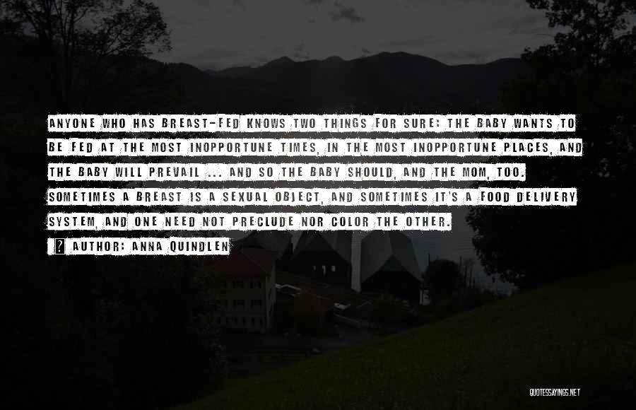 Delivery Food Quotes By Anna Quindlen