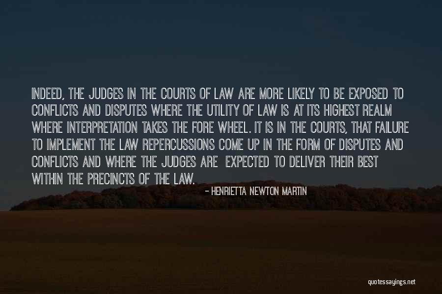 Delivery Of Justice Quotes By Henrietta Newton Martin