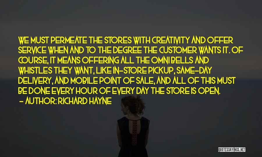 Delivery Service Quotes By Richard Hayne