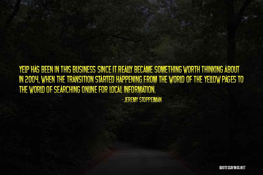 Delliott Quotes By Jeremy Stoppelman Delliott Quotes By Jeremy Stoppelman
