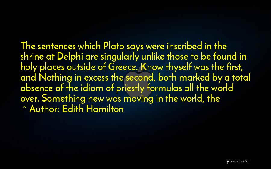 Delphi Quotes By Edith Hamilton