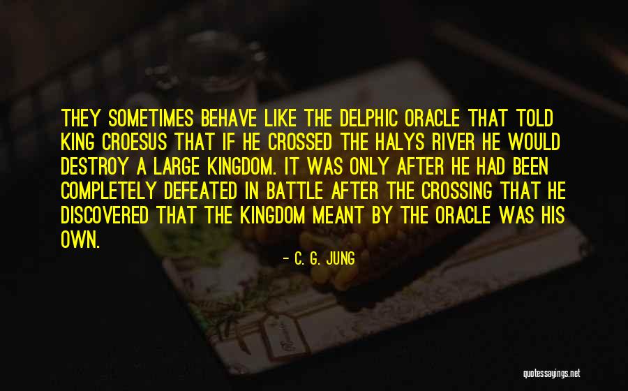 Delphic Quotes By C. G. Jung Delphic Quotes By C. G. Jung