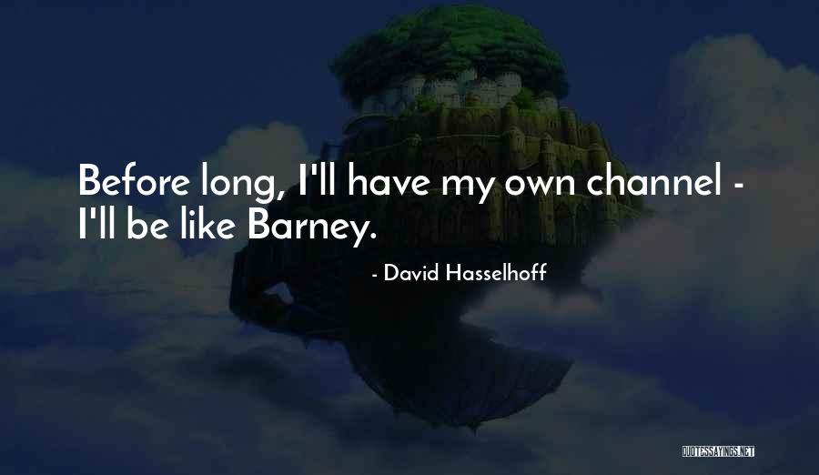 Delphie Lalaurie Quotes By David Hasselhoff